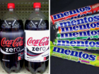 Man coats body in Mentos, enters Coke Zero tub