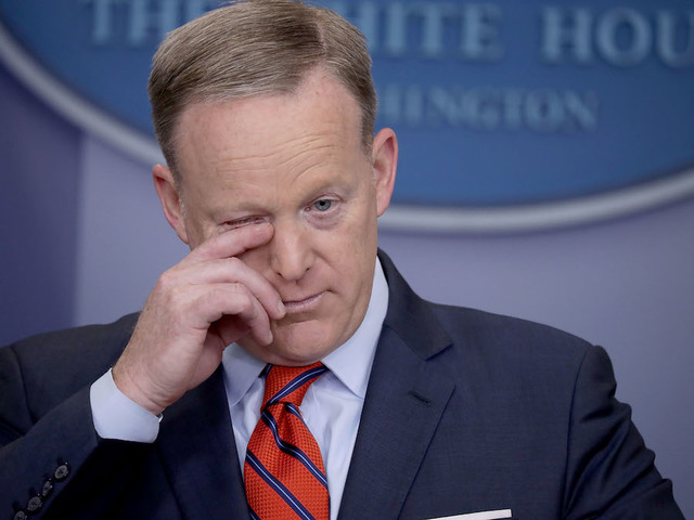 Justice Department special counsel team interviews Sean Spicer on Russia investigation