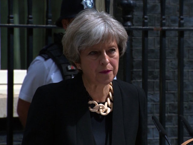 Trump responds to Theresa May: 'We are doing just fine!'