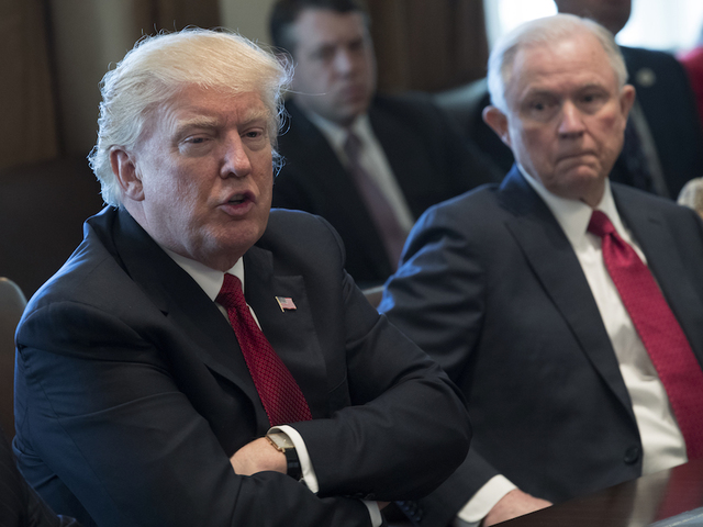 Jeff Sessions refuses to discuss conversations with Trump