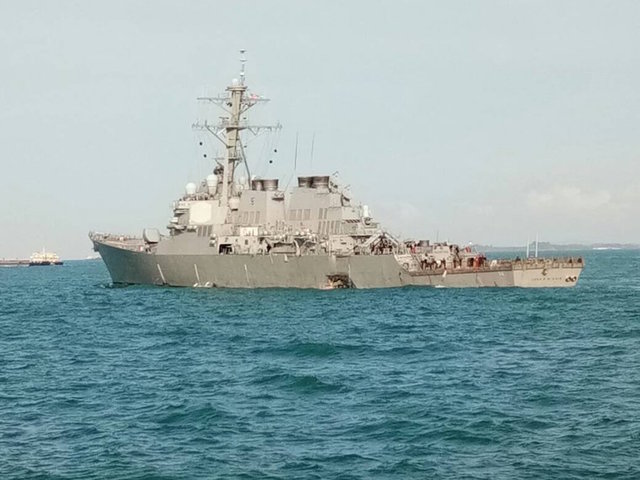 A spate of US Navy warship accidents in Asia since January