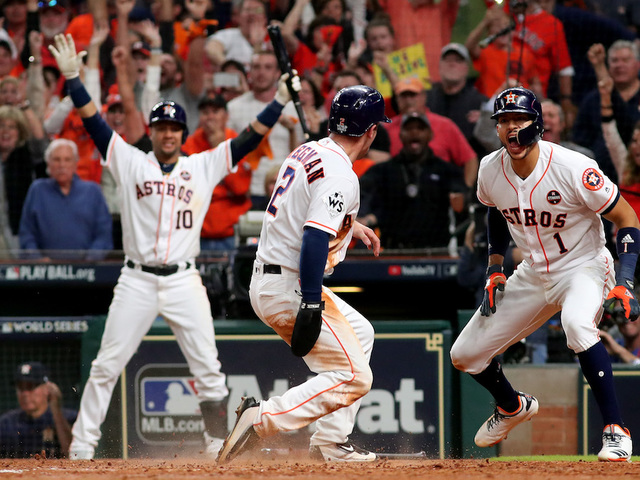 Astros down Dodgers 13-12 in Game 5