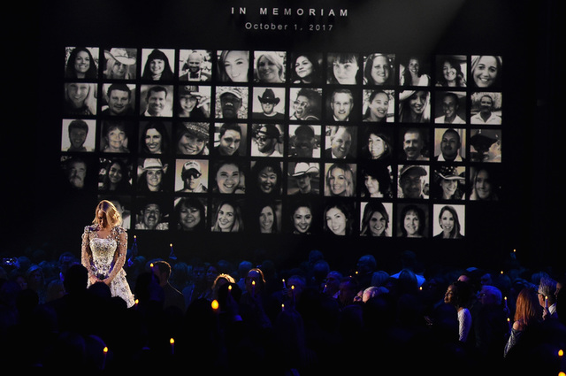 CMA Awards: Hosts honor victims of Vegas tradgey