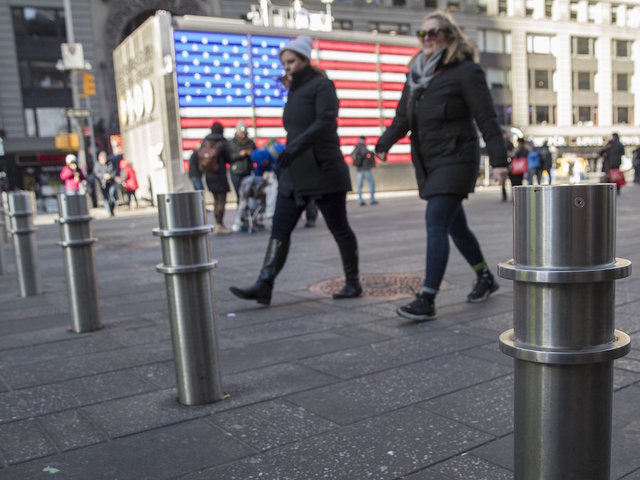 1,500 more security barriers are going up in busy parts of New York City