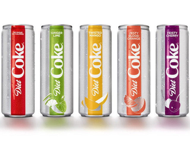 Diet Coke gets a new can design and four new flavors