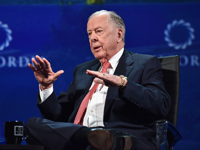 T. Boone Pickens is calling it quits