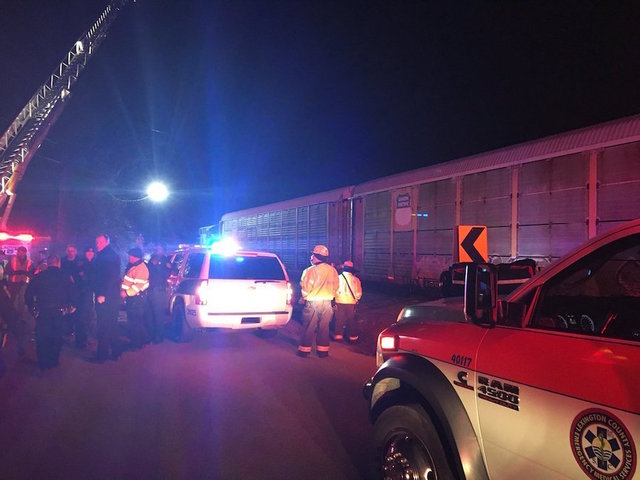 Two killed, 116 injured in crash involving Amtrak train and freight train