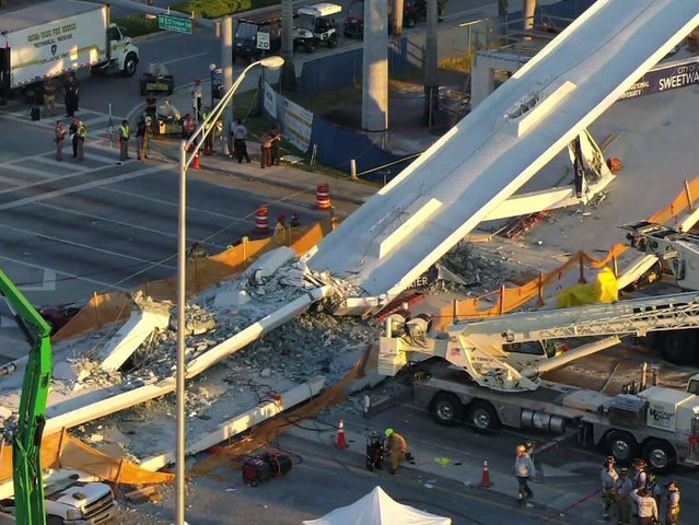 Rescue shifts to recovery in Florida bridge collapse that killed 6