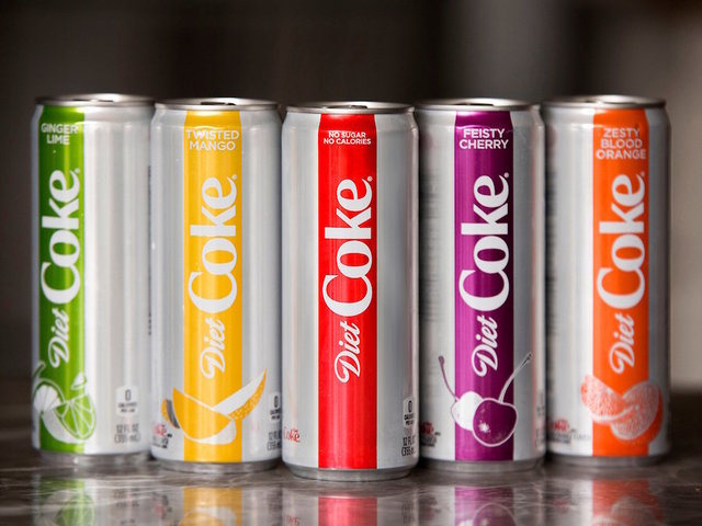 Diet Coke sees boost in sales; new flavors, skinny cans drive popularity
