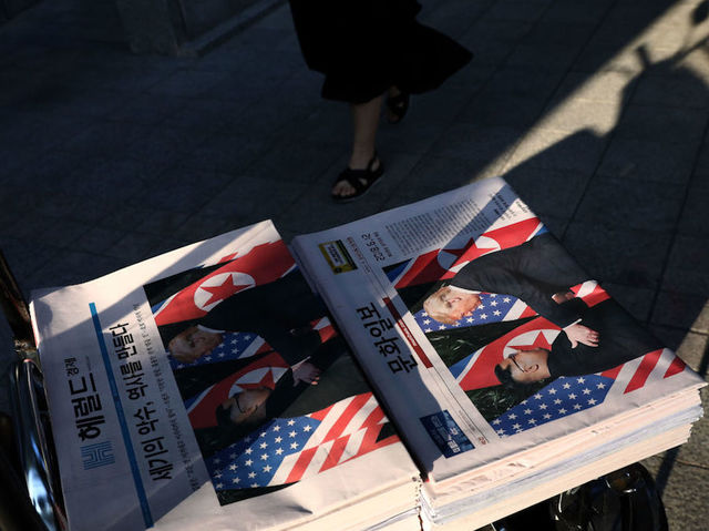 Photos: See what it was like at the Trump-Kim summit in Singapore