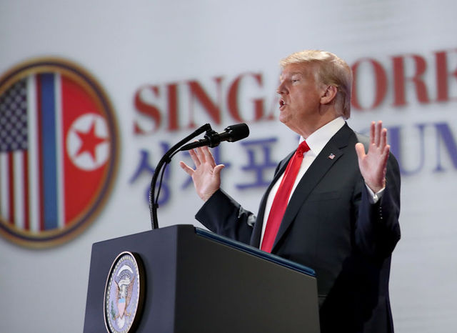 North Korea 'no longer a nuclear threat', Trump says