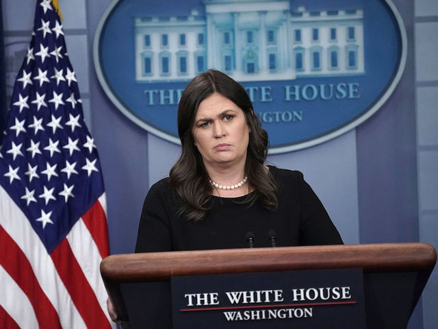 Sarah Sanders says she was kicked out of restaurant because she works for Trump