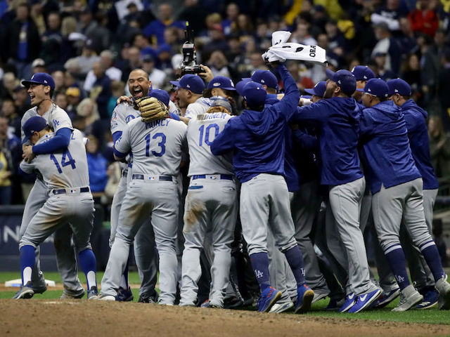 LA Dodgers down Milwaukee Brewers; Dodgers head to World Series