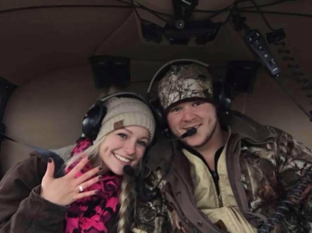 Reaching wreckage of helicopter in which newlyweds died leaving their wedding will be 'difficult'
