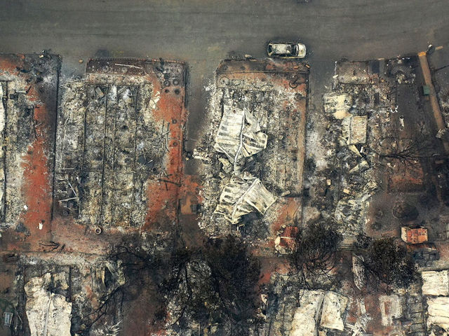 Here's what the wildfires devastation in California looks like