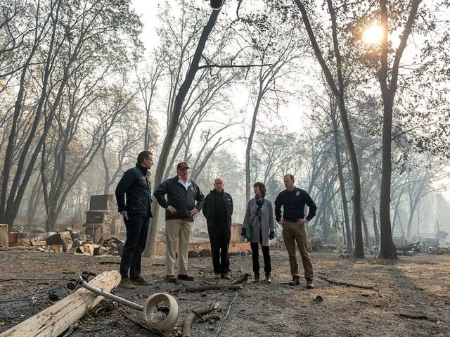 Asked about climate change, Trump says 'lot of factors' to blame for California wildfires