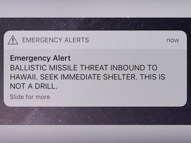 Man sues Hawaii, saying the false missile alert caused his heart attack