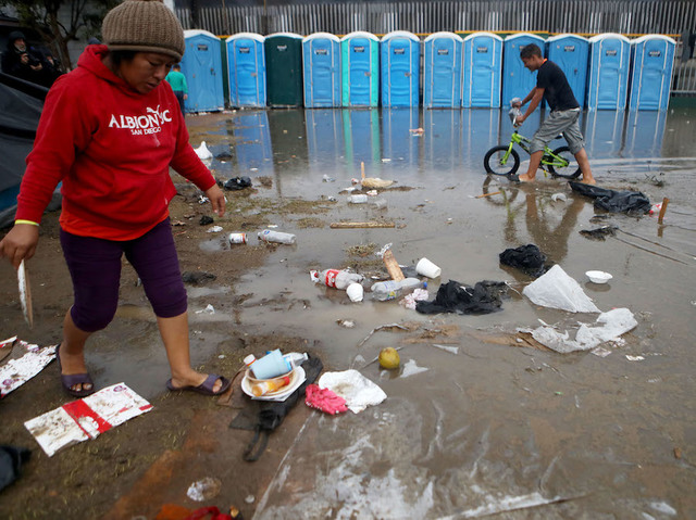 Migrant shelter that was more than three times over its capacity closed 'due to health issues'