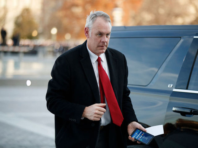 Interior Secretary Ryan Zinke to leave Trump administration at end of the year